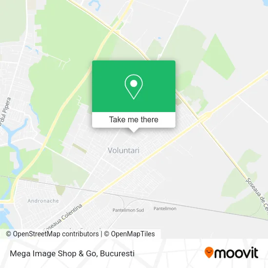 Mega Image Shop & Go map