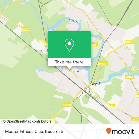 Master Fitness Club map