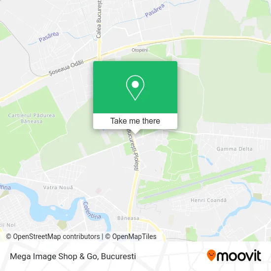 Mega Image Shop & Go map