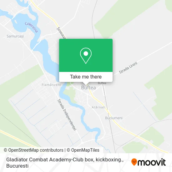Gladiator Combat Academy-Club box, kickboxing. map