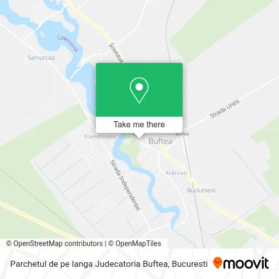 Parchetul de pe langa Judecatoria Buftea map