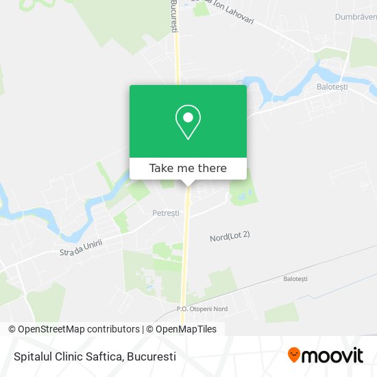 Spitalul Clinic Saftica map