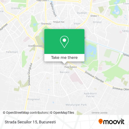 Strada Secuilor 15 map