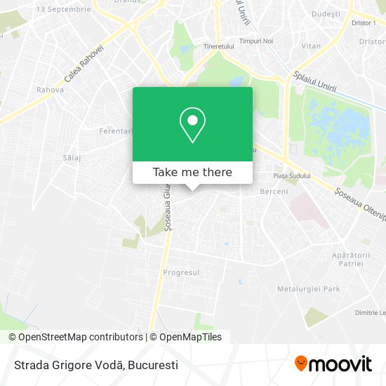 Strada Grigore Vodă map