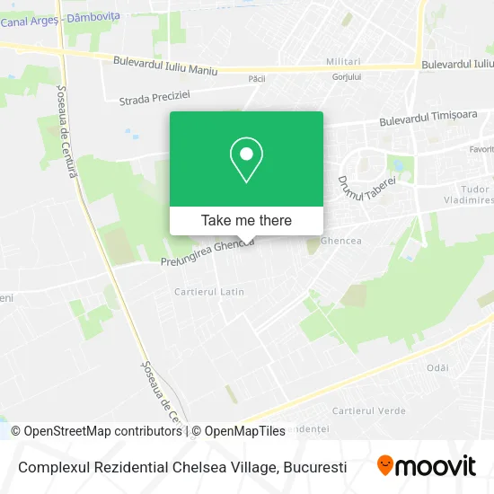 Complexul Rezidential Chelsea Village map