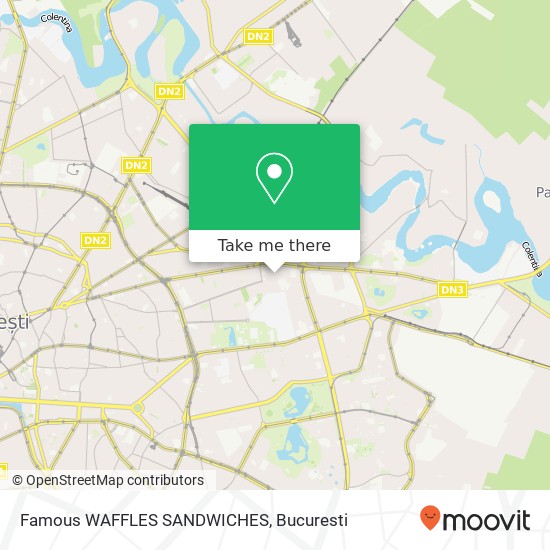 Famous WAFFLES SANDWICHES map