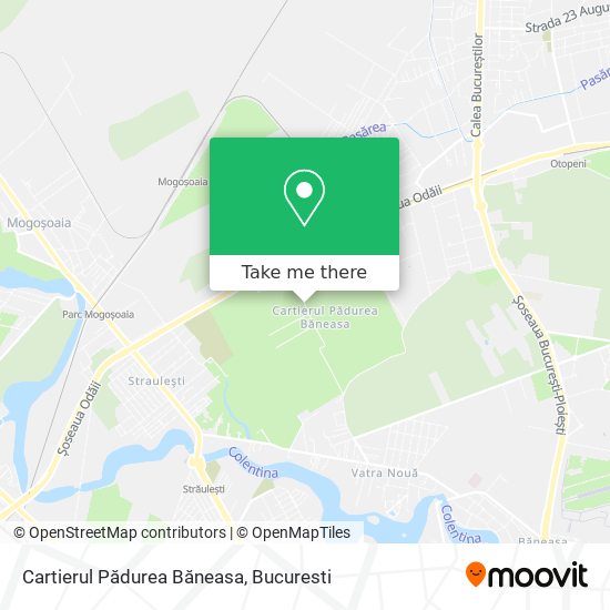 Cartierul Pădurea Băneasa map