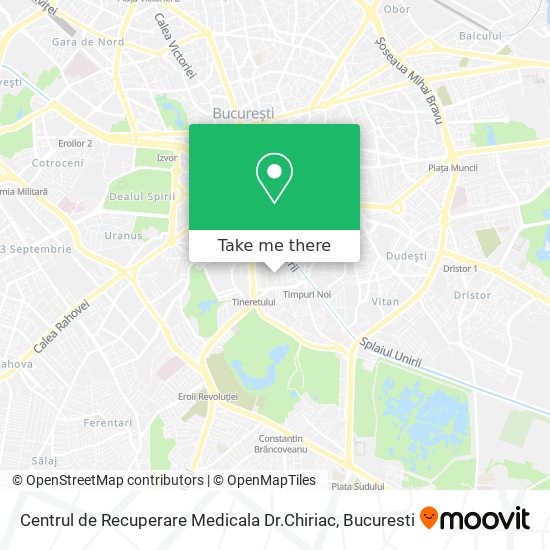 Centrul de Recuperare Medicala Dr.Chiriac map