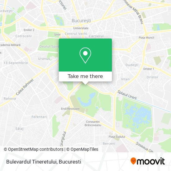 Bulevardul Tineretului map