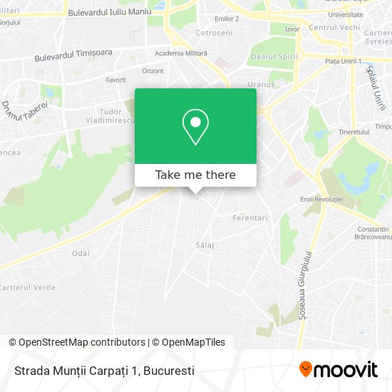 Strada Munții Carpați 1 map