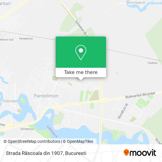 Strada Răscoala din 1907 map