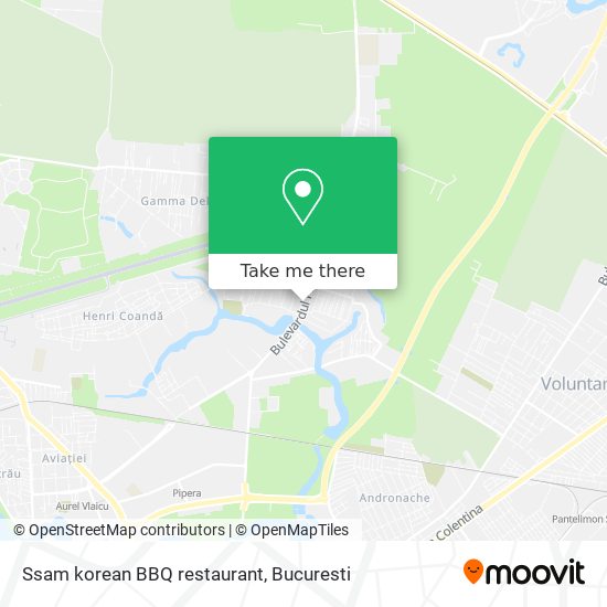 Ssam korean BBQ restaurant map