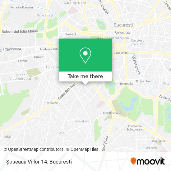 Șoseaua Viilor 14 map