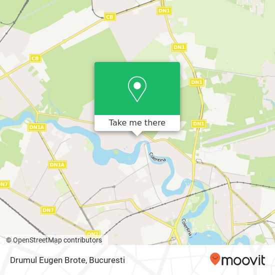 Drumul Eugen Brote map