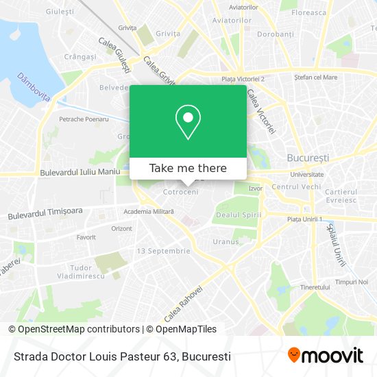 Strada Doctor Louis Pasteur 63 map