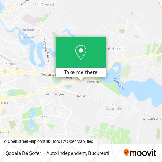 Școala De Șoferi - Auto Independent map