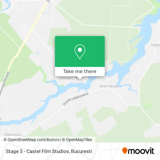 Stage 3 - Castel Film Studios map