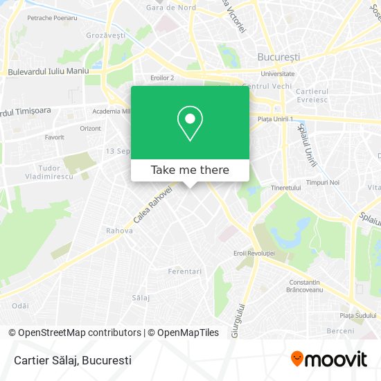 Cartier Sălaj map