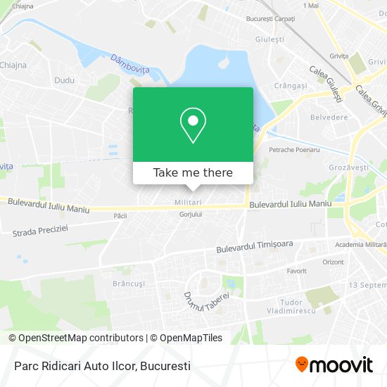 Parc Ridicari Auto Ilcor map