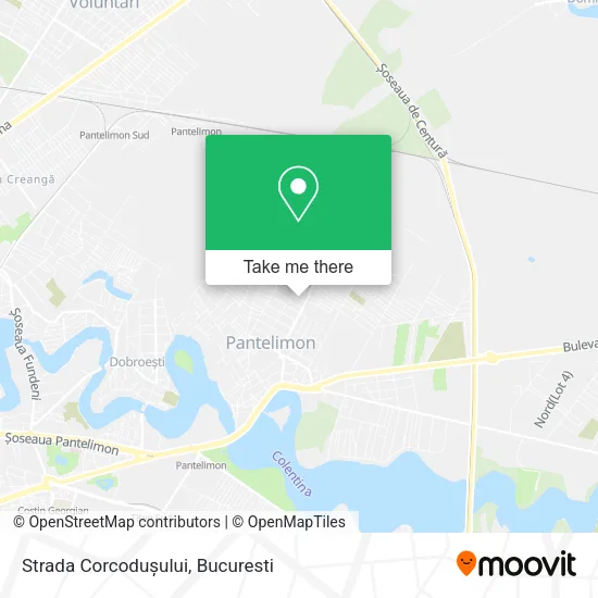 Strada Corcodușului map
