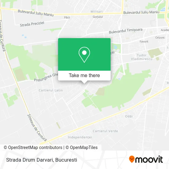 Strada Drum Darvari map