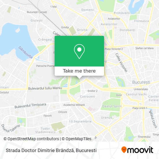 Strada Doctor Dimitrie Brândză map