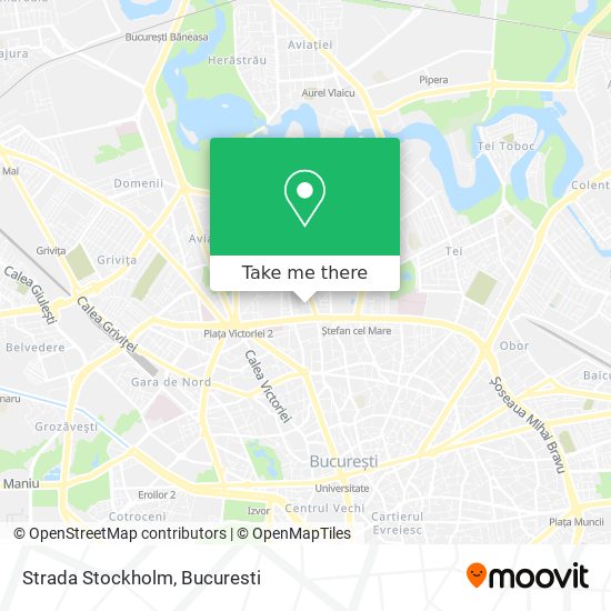 Strada Stockholm map