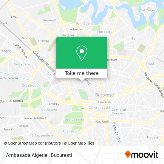 Ambasada Algeriei map