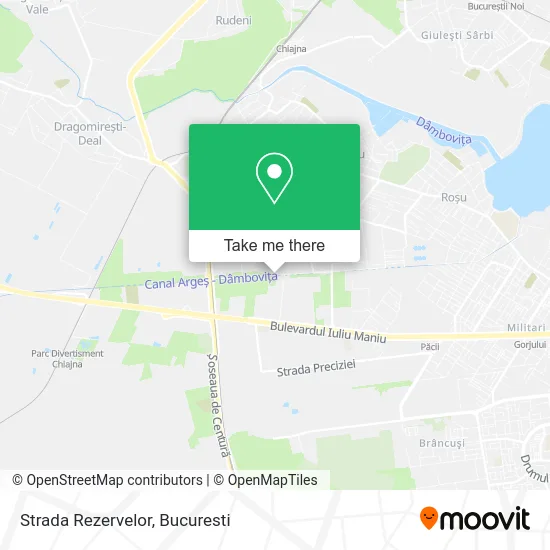 Strada Rezervelor map