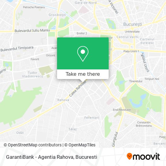 GarantiBank - Agentia Rahova map