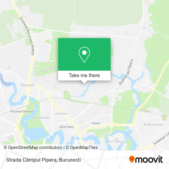 Strada Câmpul Pipera map