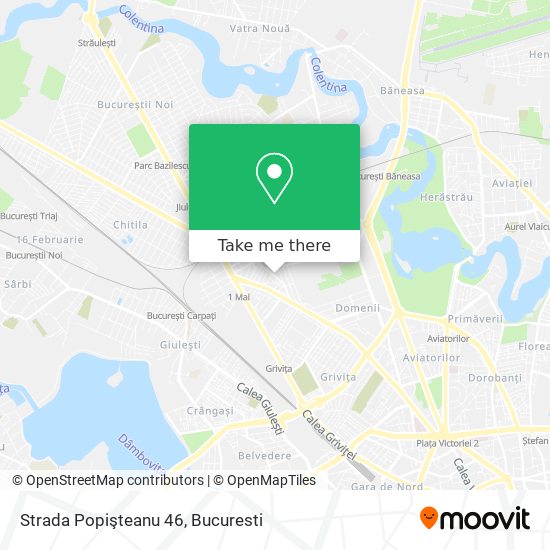 Strada Popişteanu 46 map