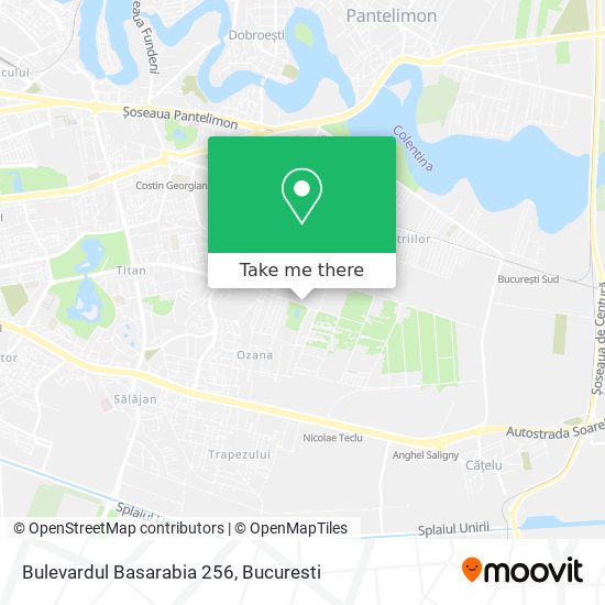 Bulevardul Basarabia 256 map