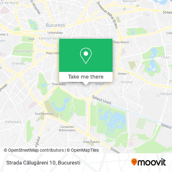 Strada Călugăreni 10 map