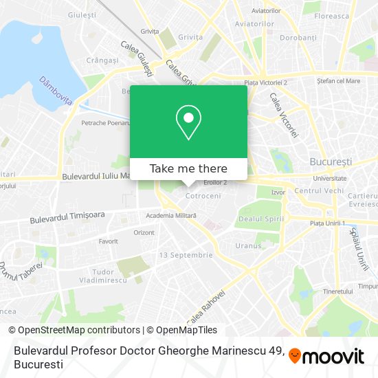 Bulevardul Profesor Doctor Gheorghe Marinescu 49 map