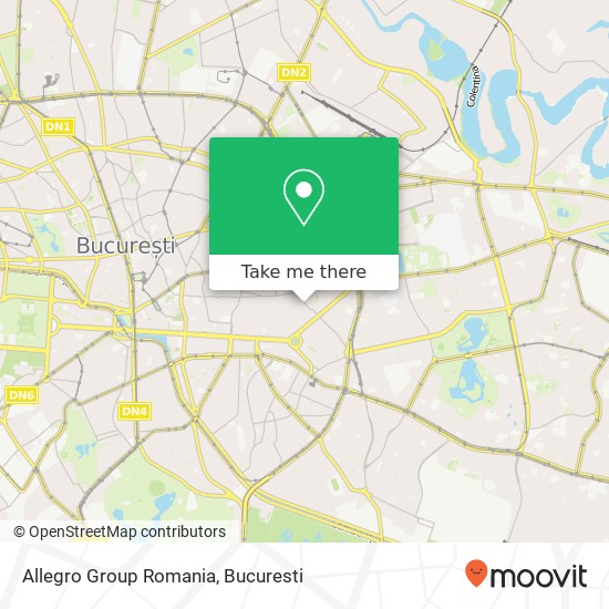 Allegro Group Romania map