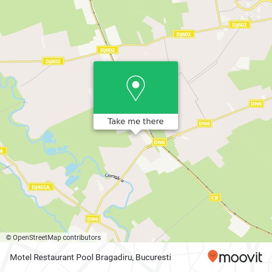 Motel Restaurant Pool Bragadiru map