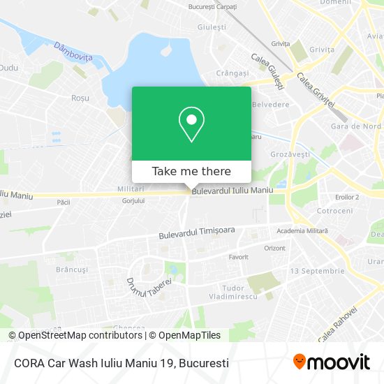 CORA Car Wash Iuliu Maniu 19 map