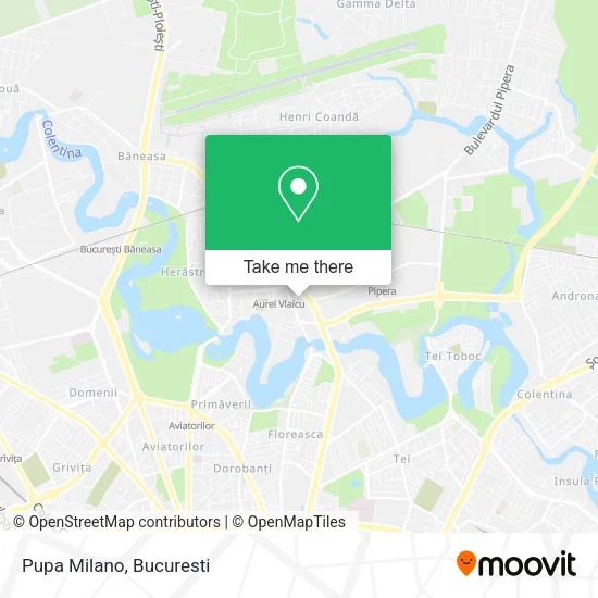 Pupa Milano map