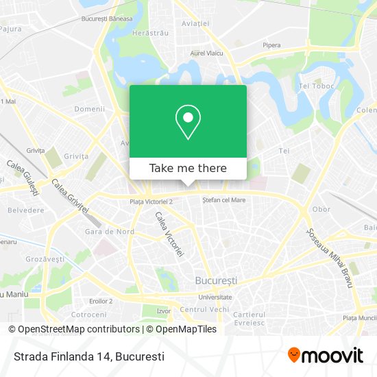 Strada Finlanda 14 map