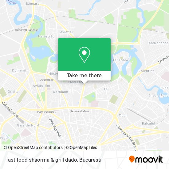 fast food shaorma & grill dado map