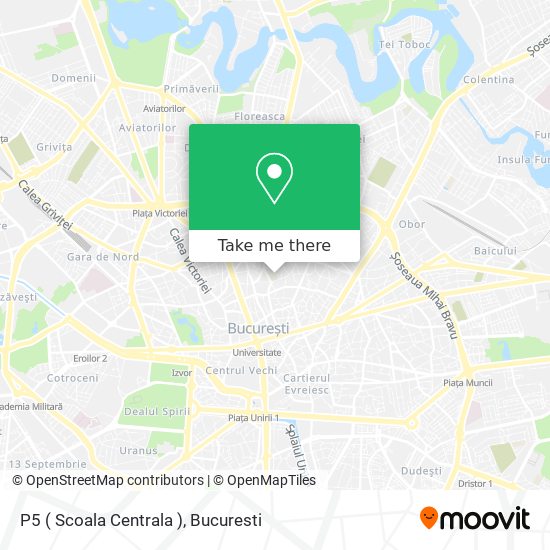 P5 ( Scoala Centrala ) map