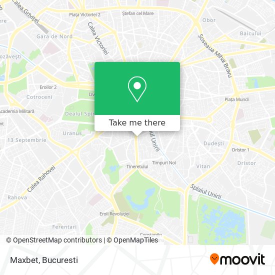 Maxbet map