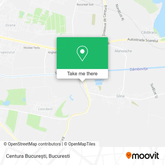 Centura București map