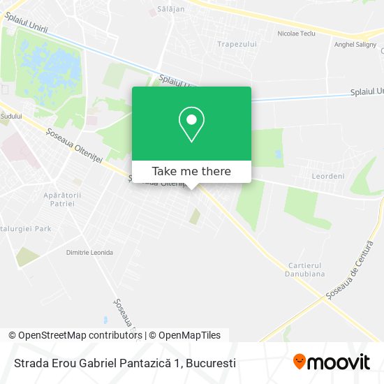 Strada Erou Gabriel Pantazică 1 map