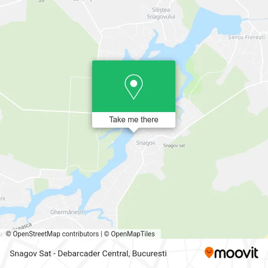 Snagov Sat - Debarcader Central map