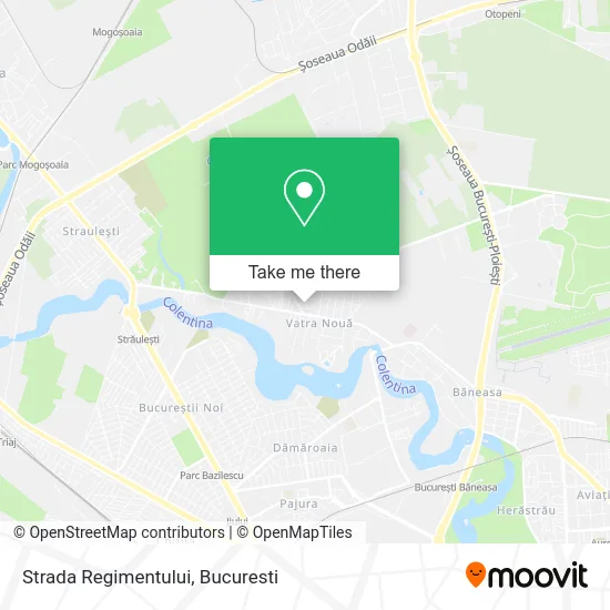 Strada Regimentului map