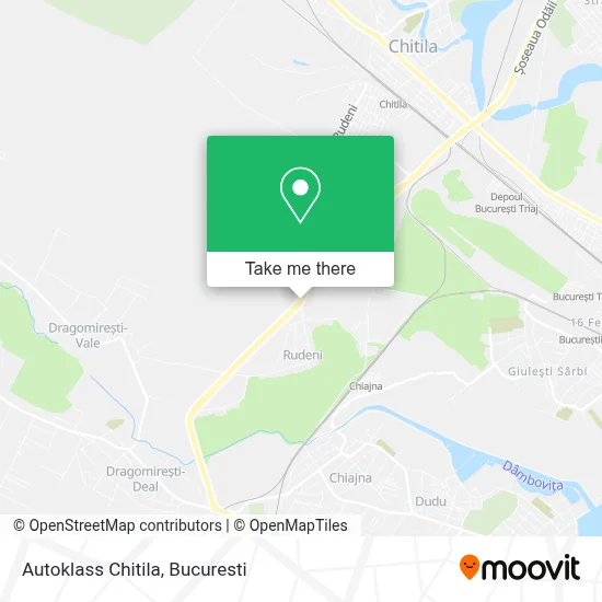 Autoklass Chitila map