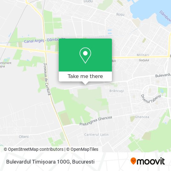 Bulevardul Timișoara 100G map