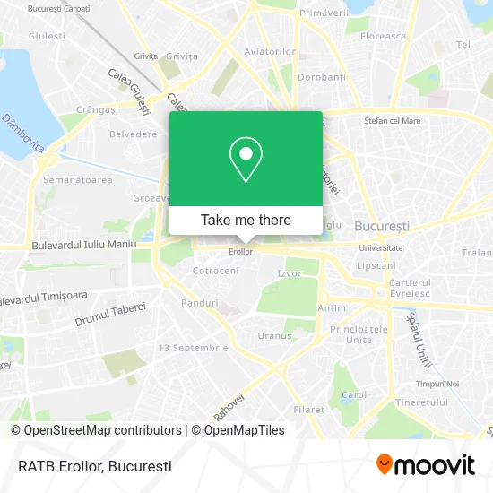 RATB Eroilor map